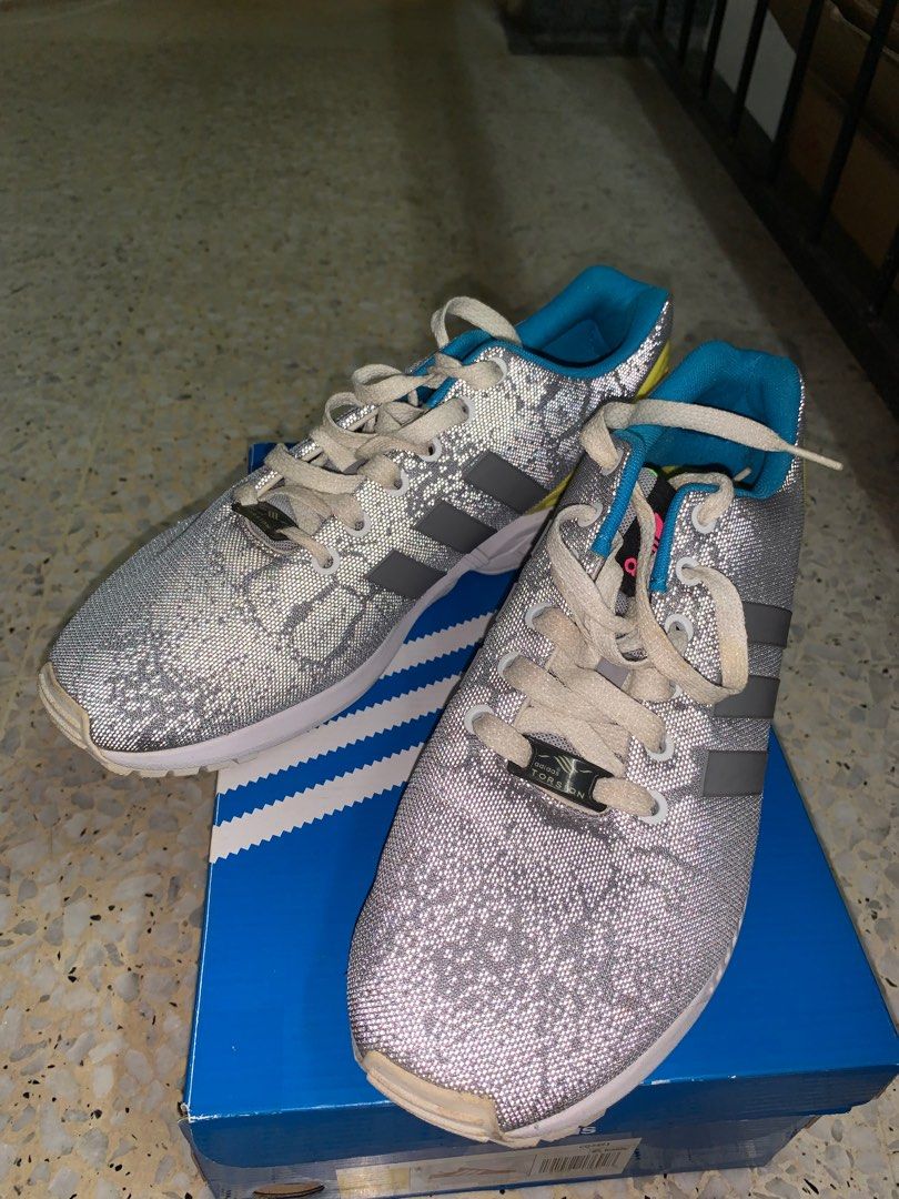 Adidas zx on sale flux reflective snakeskin