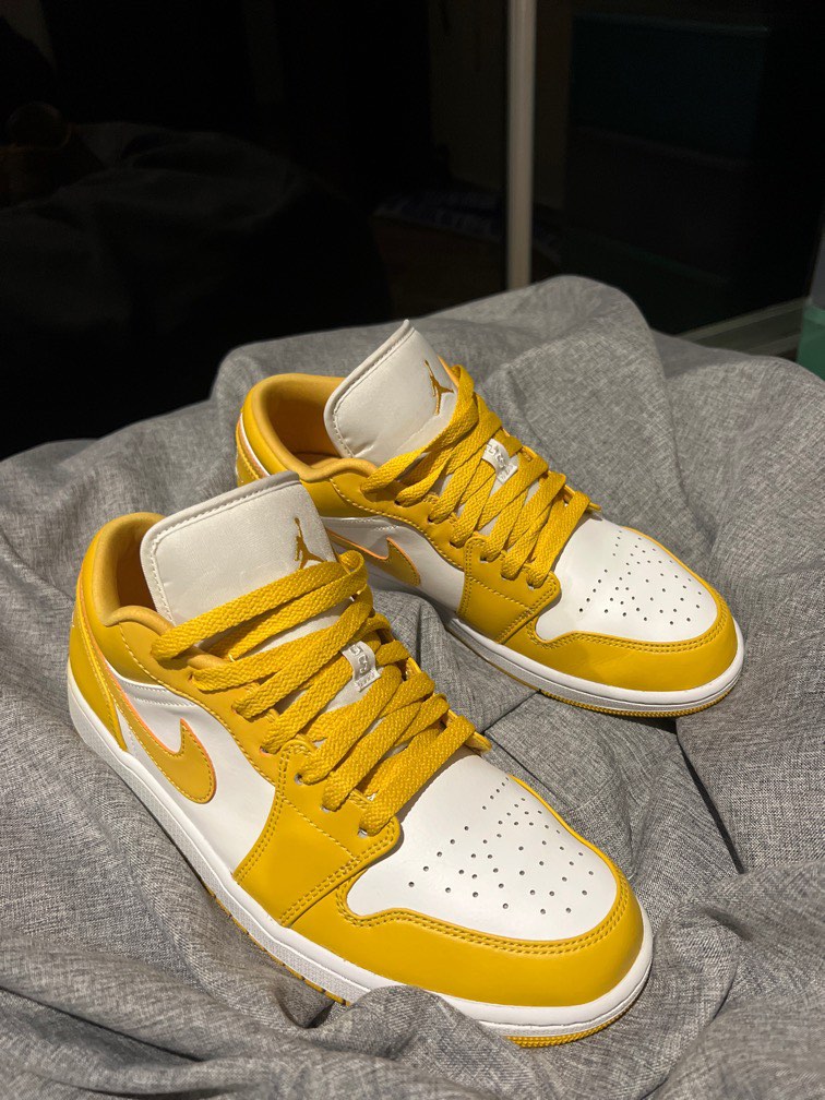Air jordan 1 new arrivals low yellow