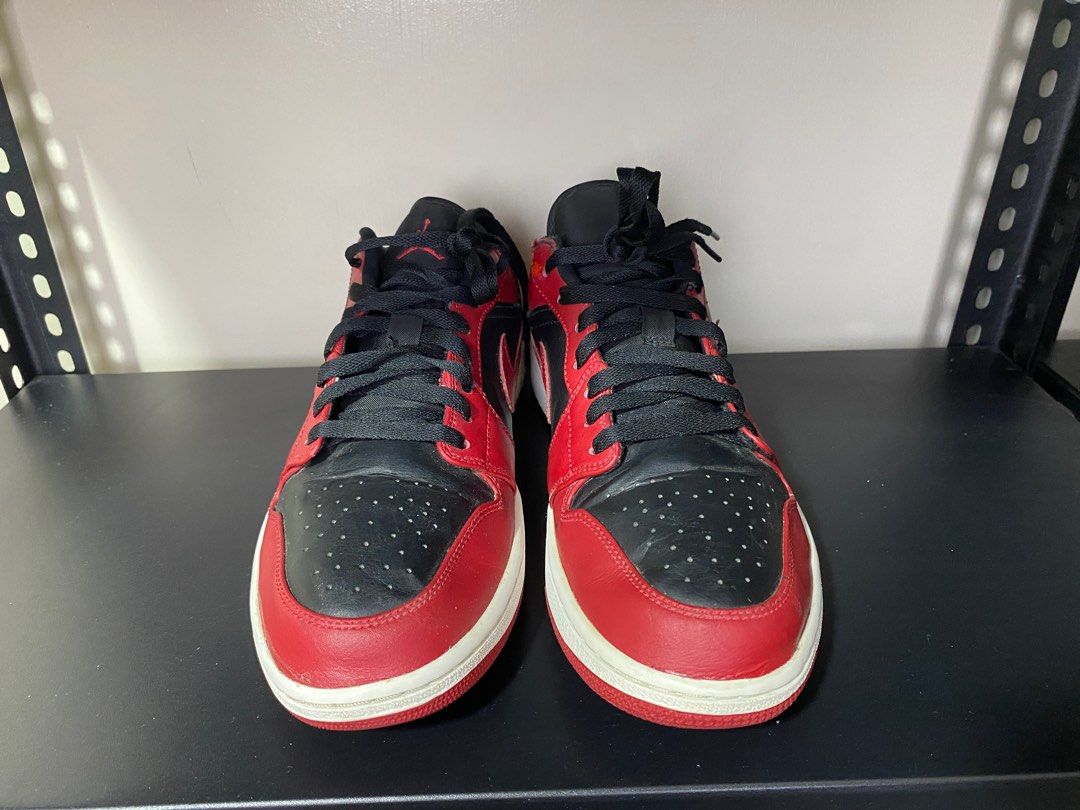Air Jordan 1 Low 'Reverse Bred', Men'S Fashion, Footwear, Sneakers On  Carousell