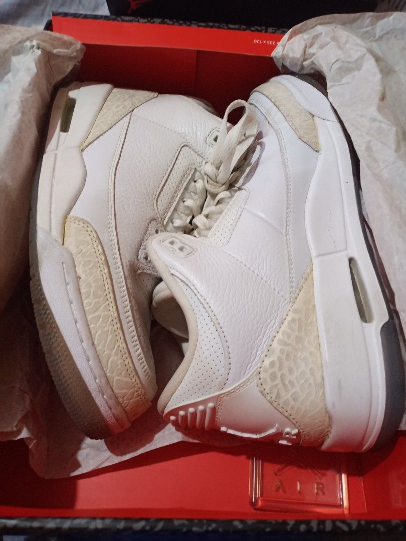 triple white retro 3