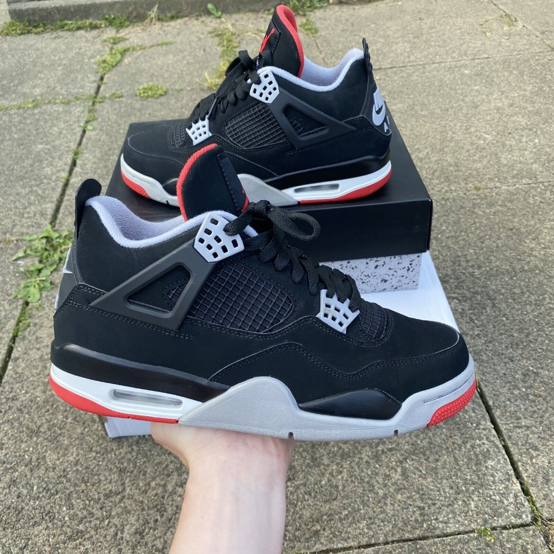 Bred 4s size 7.5 hotsell