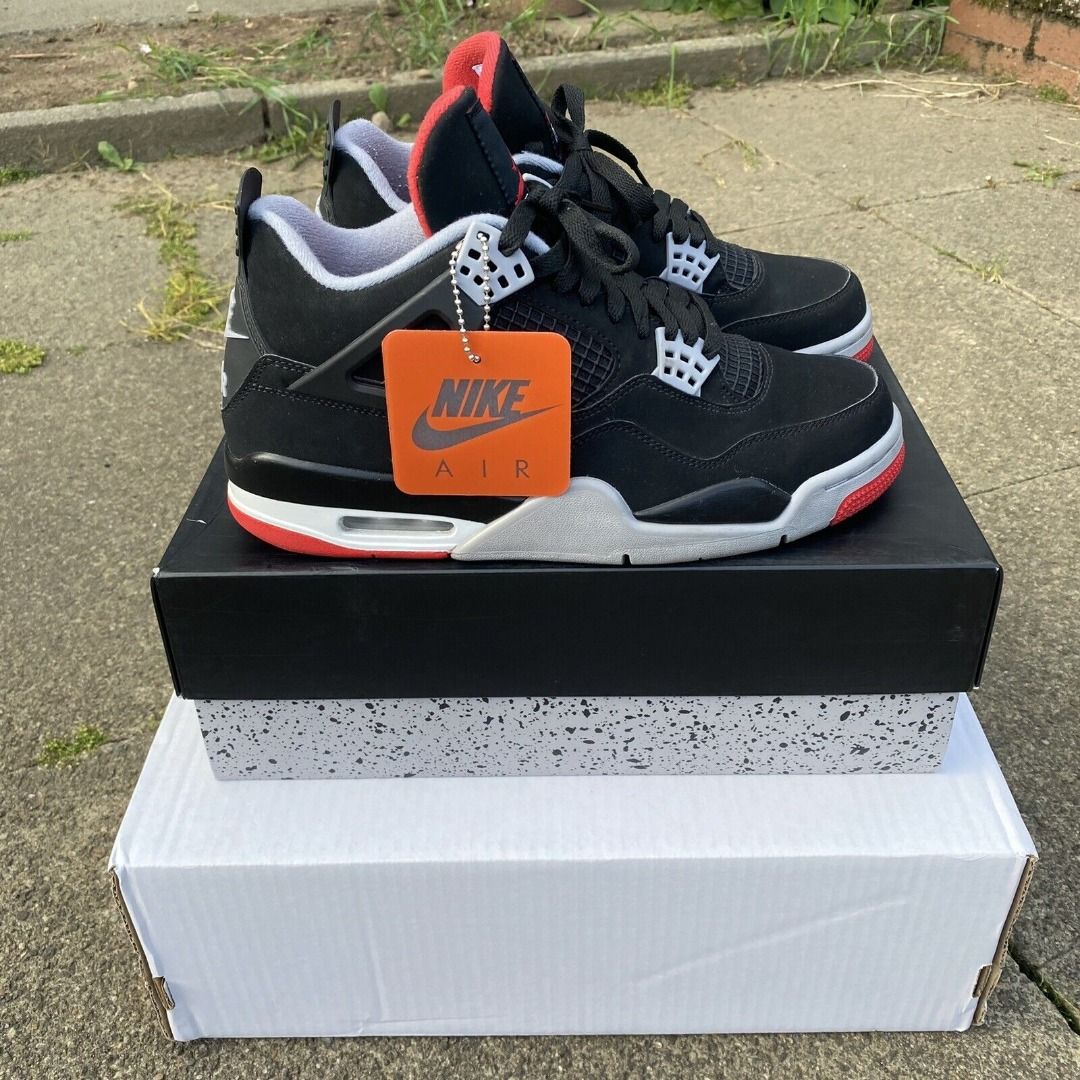 Jordan 4 bred shop 7.5