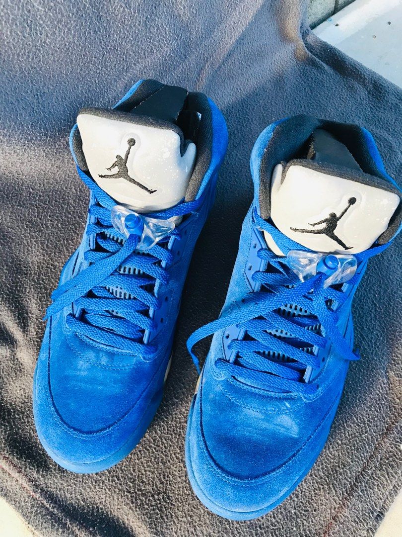 Jordan blue suede online 11