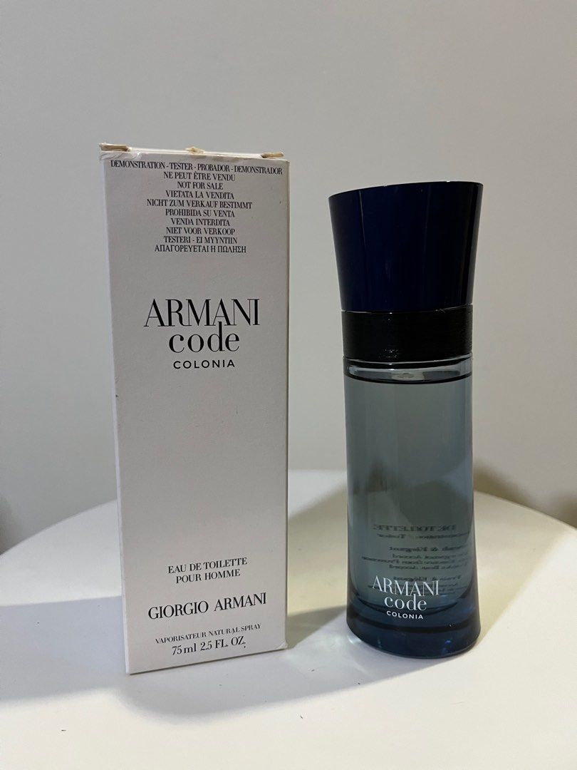 Armani code top colonia tester