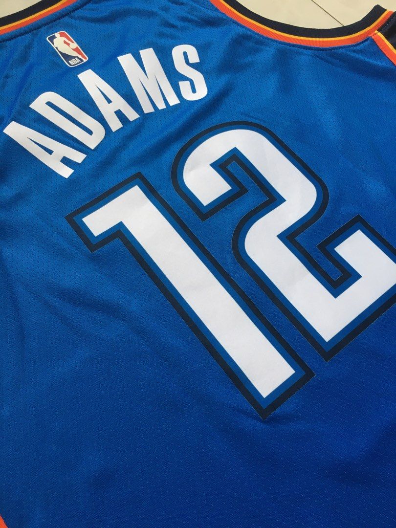 Men's Oklahoma City Thunder Steven Adams #12 Nike Blue Swingman Jersey -  Icon Edition
