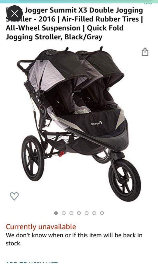 Baby jogger 2016 summit x3 double jogging stroller store