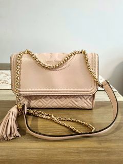 BN Authentic Tory Burch Fleming Convertible Shoulder Bag Pink Magnolia,  Luxury, Bags & Wallets on Carousell