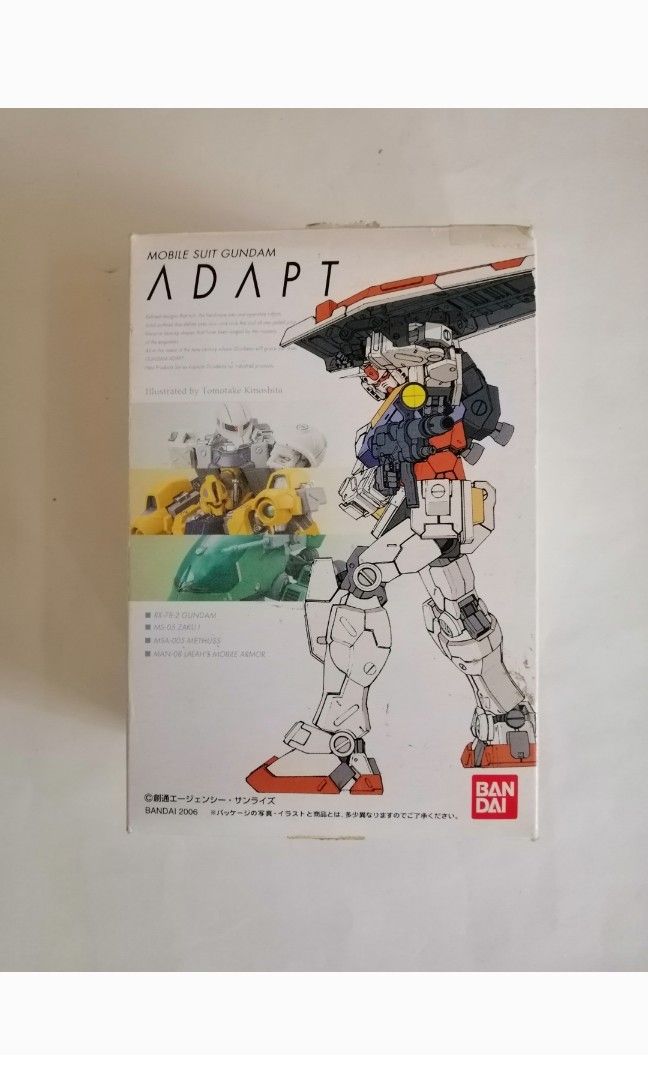 Bandai Mobile Suit Gundam ADAPT 盒蛋(no.2)MS-05 ZAKU I,(no.4)MAN 