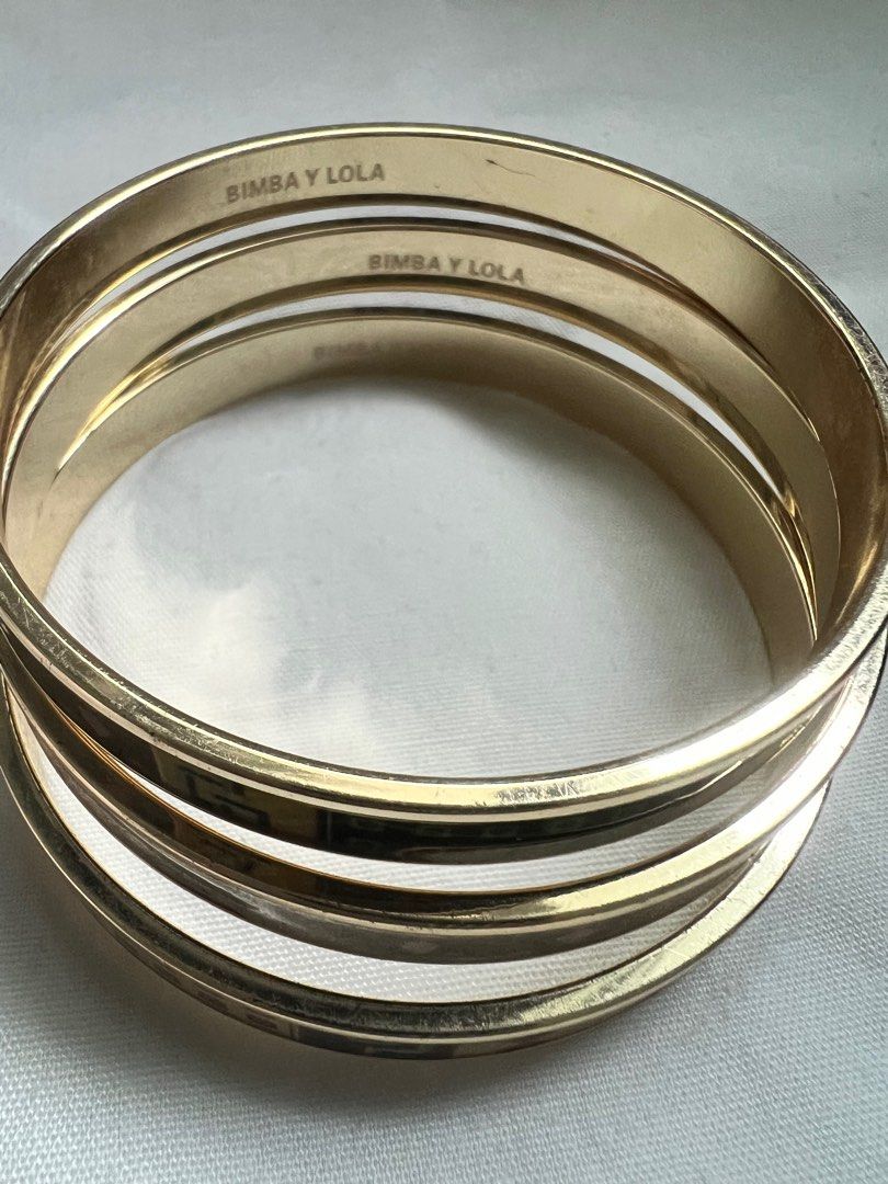 Bangle (Category: Accessories) located in Singapore. Submitted by ewggy (Listing ID 1199559965, Image 3). Description: Bimba y Lola bangles. Lightly used. .