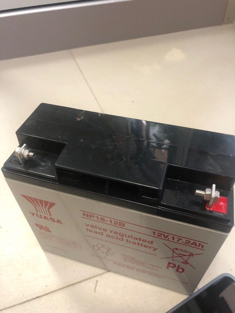 Battery Yuasa 12V, TV & Home Appliances, Electrical, Adaptors & Sockets