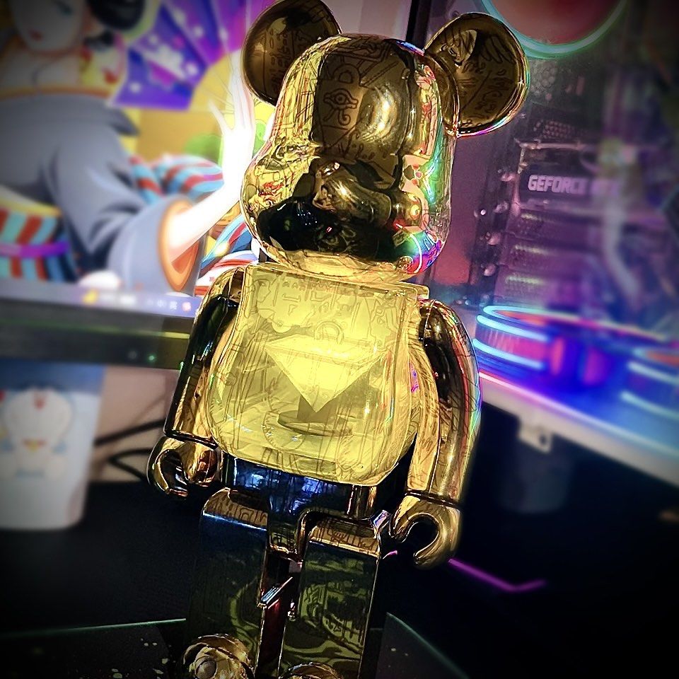 Bearbrick 遊戲王Yu-Gi-Oh Duel Monsters “Millennium Puzzle” 400