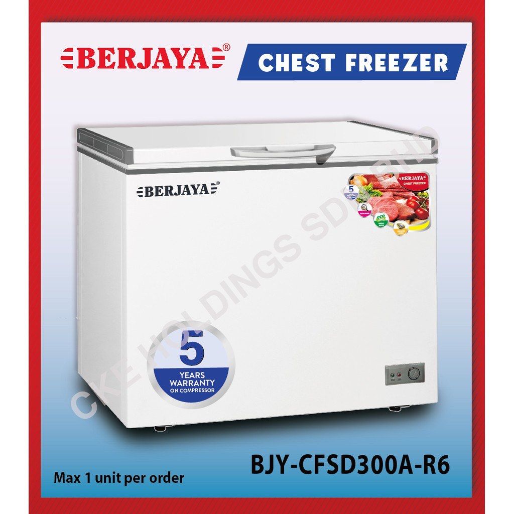 Berjaya Premium Chest Freezer 230L ( Used for Breastmilk & 9 months