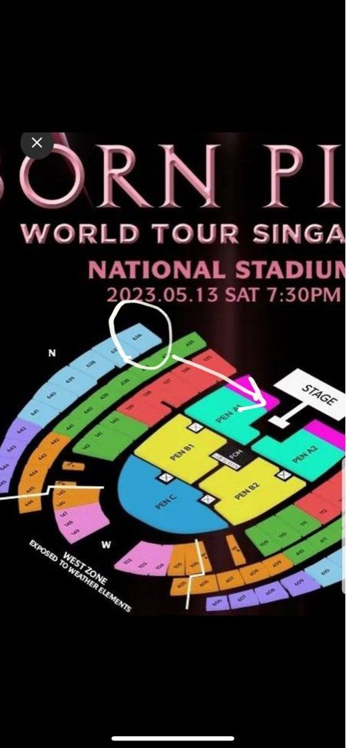 Black Pink Concert Tickets 2023, Tickets & Vouchers, Event Tickets on