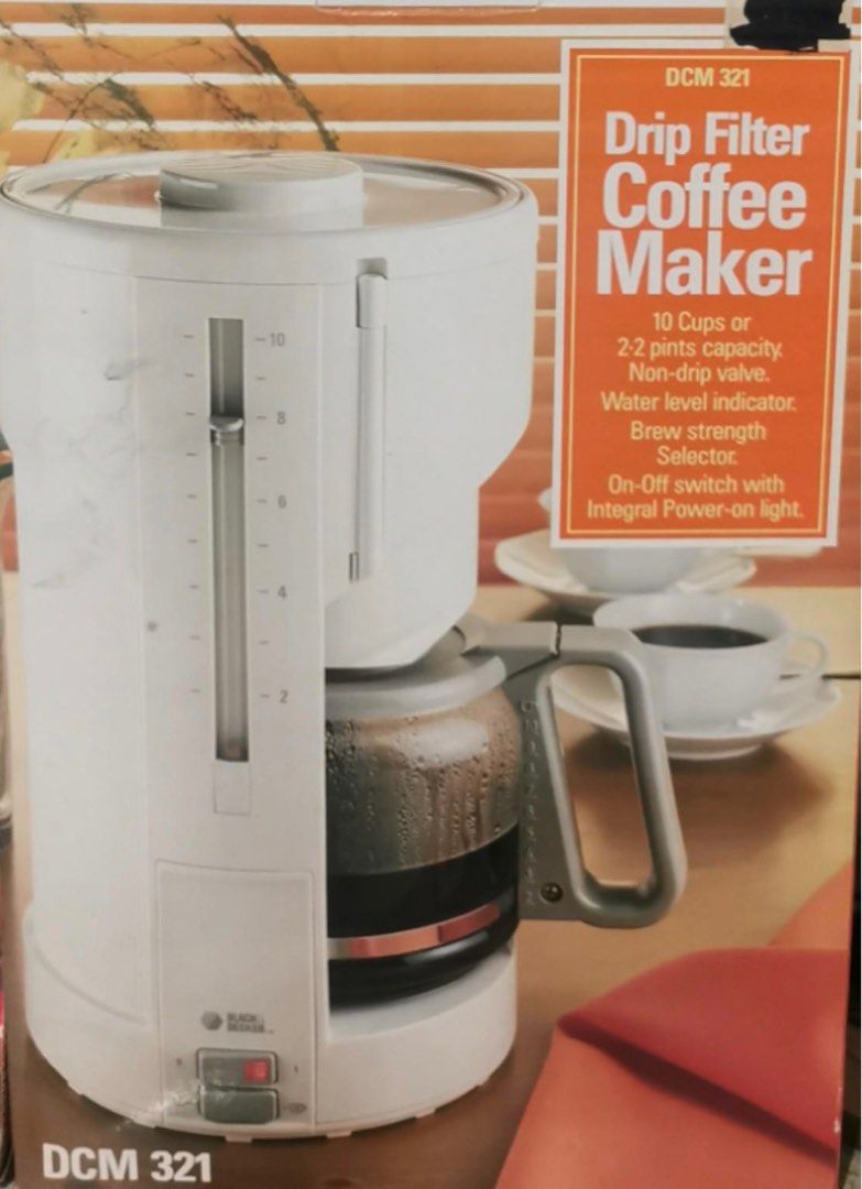 Black & Decker Spacemaker 12-cup Coffee Maker 110 VOLTS, TV & Home  Appliances, Kitchen Appliances, Coffee Machines & Makers on Carousell