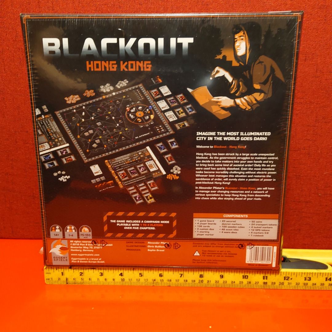Blackout Hong Kong board game, 興趣及遊戲, 玩具 & 遊戲類 Carousell