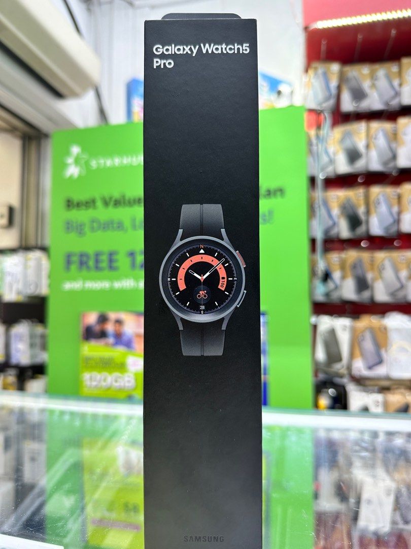 BNIB Samsung Watch 5 Pro 45mm LTE, Mobile Phones & Gadgets, Wearables