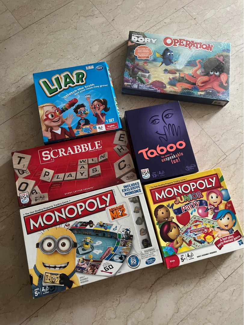 Board games ( whole lot ), Hobbies & Toys, Toys & Games on Carousell