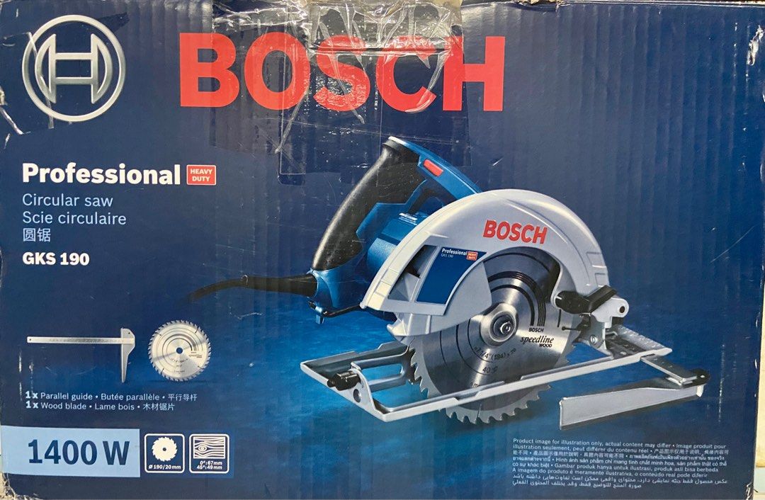 Bosch GKS 190 Professional, Heavy Duty Wood Cutter