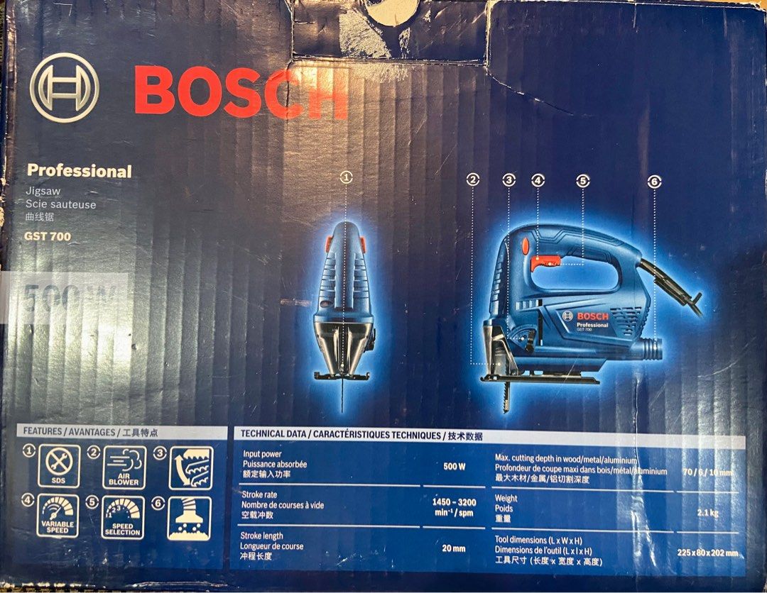 Bosch Jigsaw GST 700 orig bnew, Commercial & Industrial, Construction