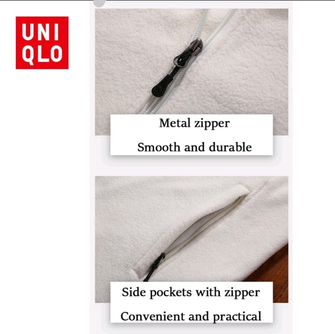 Uniqlo zipper hotsell wrong side