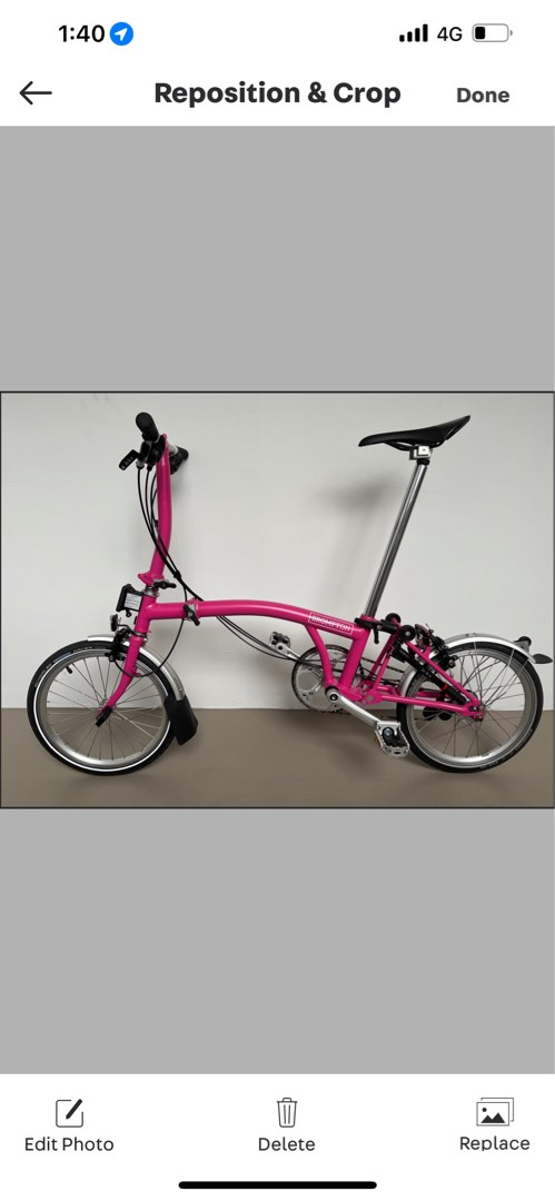 Brompton Hot pink S6L 2019