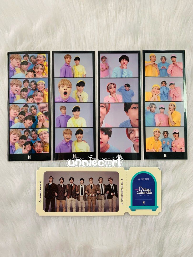 BTS Festa Calendar Film Strips Hobbies Toys Memorabilia