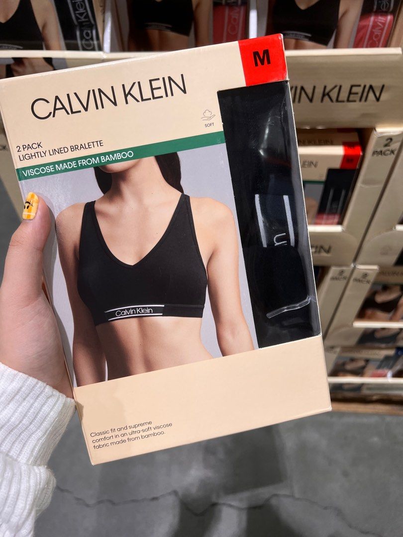 包郵到港✈️Calvin Klein 舒適內衣兩件套組（台灣Costco代購）, 女裝, 內衣和休閒服- Carousell