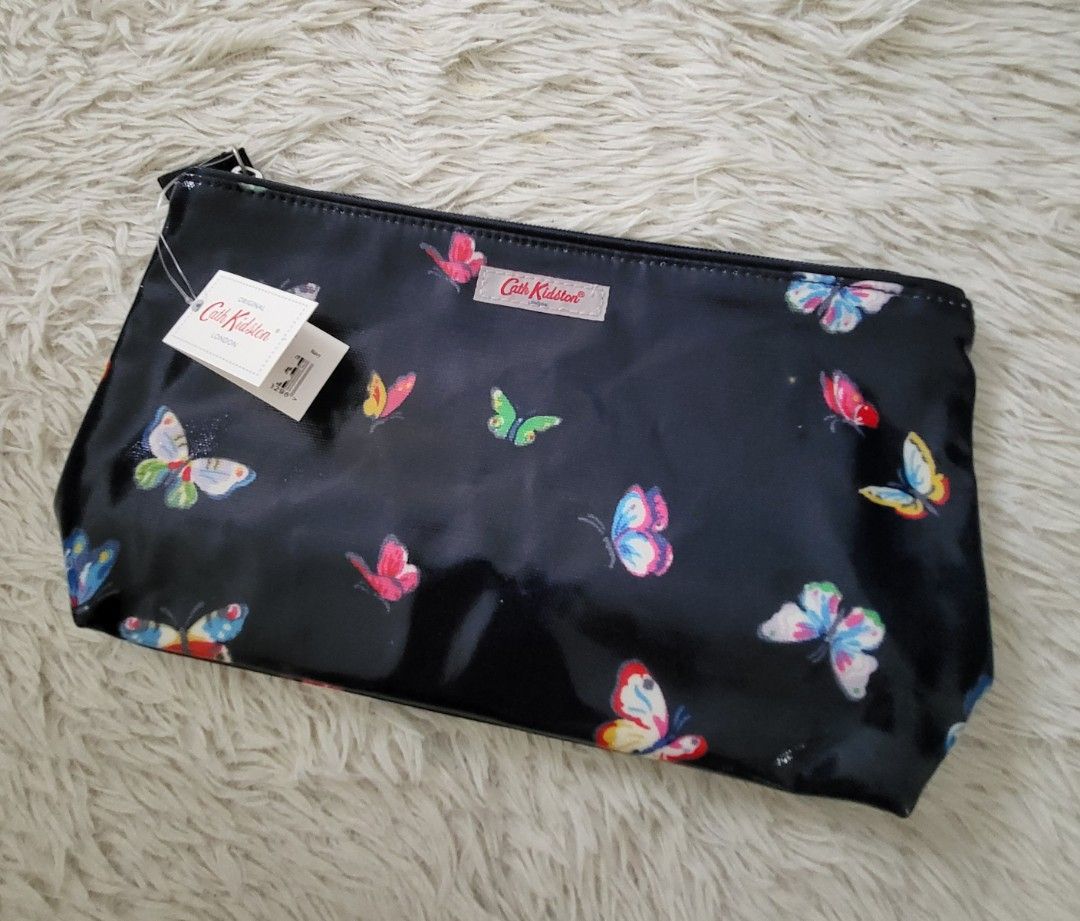 Cath Kidston Butterflies Zip Cosmetic Bag, Women's Fashion, Bags