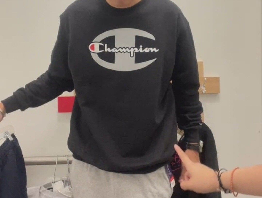 Champion big c crewneck sweatshirt on sale