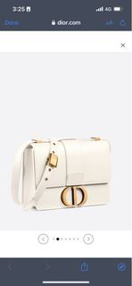 Dior Micro 30 Montaigne Bag Latte Box Calfskin - Dior
