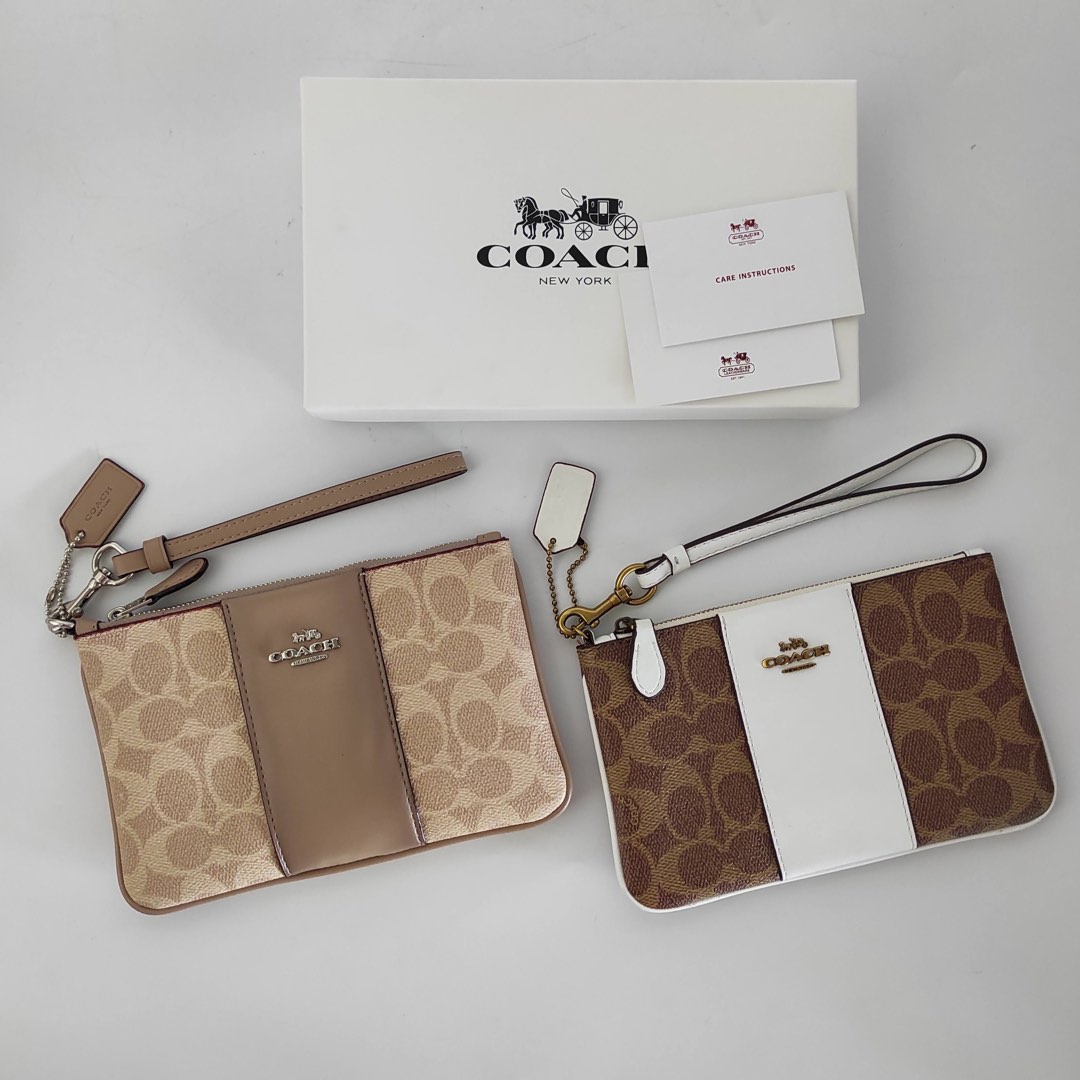 Coach coin discount purse wristlet