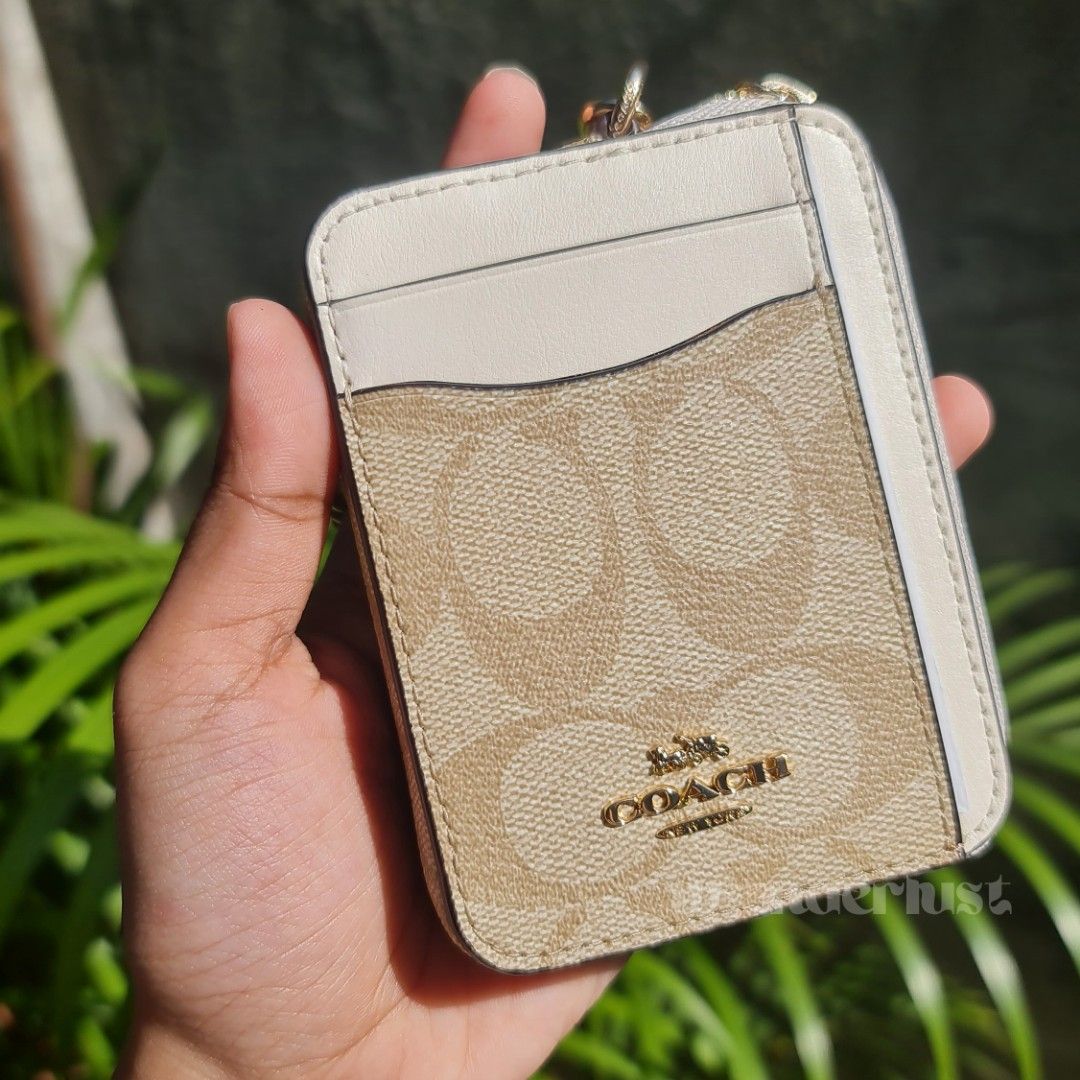 Coach zip card case (Category: Luxury Bags & Wallets) located in Las Pinas. Submitted by wanderlust.pinas (Listing ID 1199429149, Image 3). Description: ONHAND BAGUIO CITY 🇵🇭💯 GUARANTEED ORIGINAL 🙂 COACH ZIP CARD CASE (also available in other colors) (No need to wait and ready to ship) ✔️💯 Guaranteed Original ✔️All items Brand New from US 💖 PM for more details 🖤.