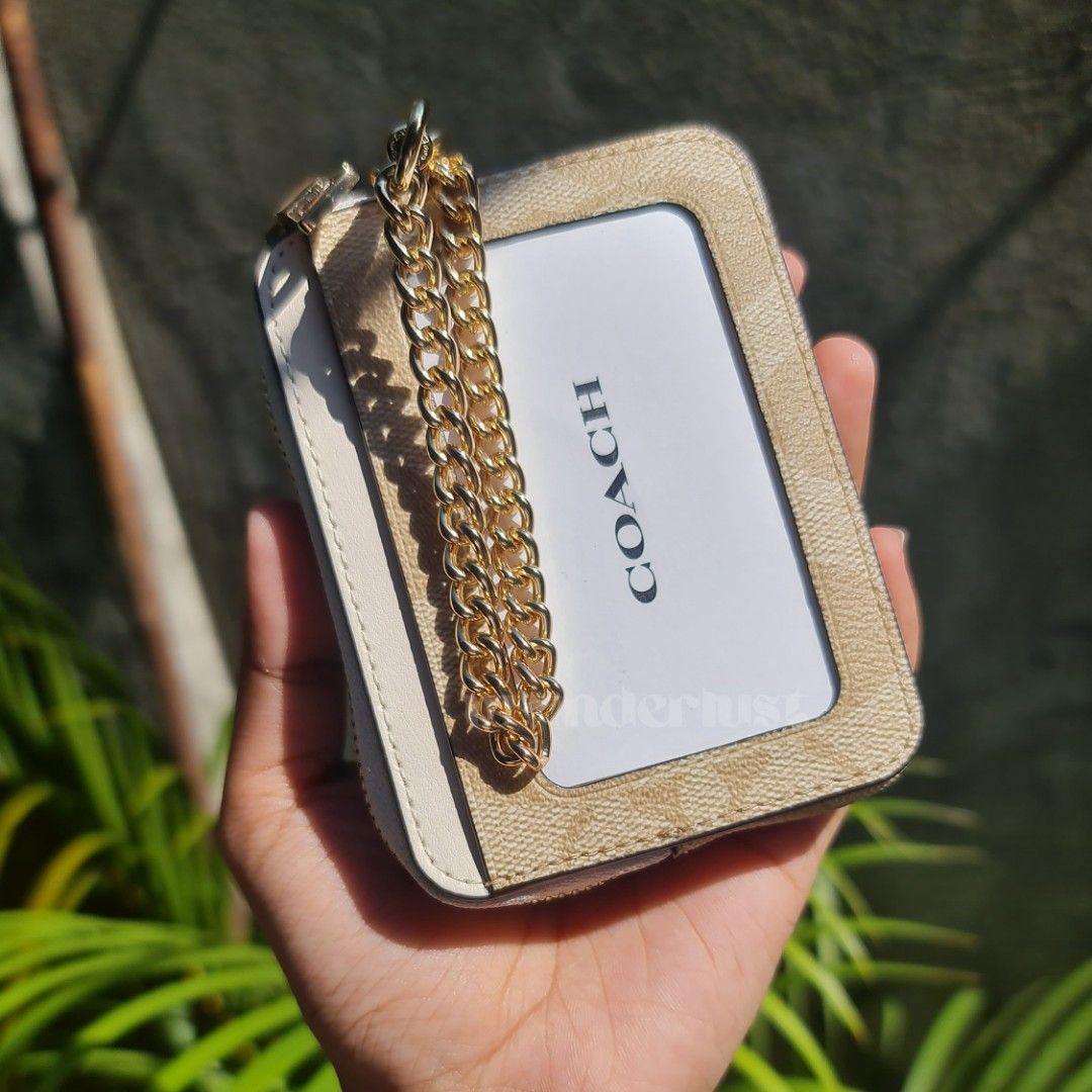 Coach zip card case (Category: Luxury Bags & Wallets) located in Las Pinas. Submitted by wanderlust.pinas (Listing ID 1199429149, Image 2). Description: ONHAND BAGUIO CITY 🇵🇭💯 GUARANTEED ORIGINAL 🙂 COACH ZIP CARD CASE (also available in other colors) (No need to wait and ready to ship) ✔️💯 Guaranteed Original ✔️All items Brand New from US 💖 PM for more details 🖤.