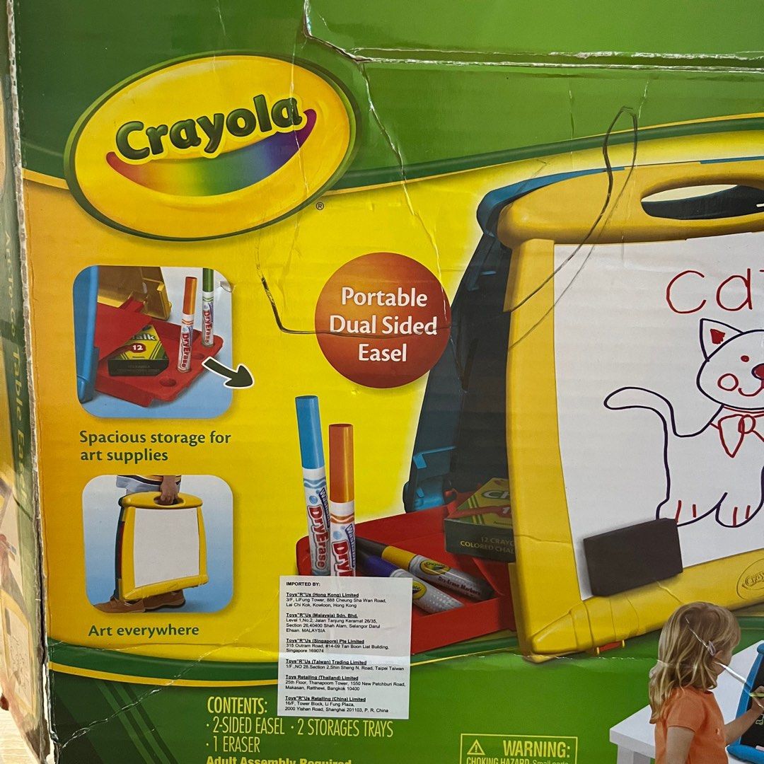 Crayola Table Easel (ArttoGo), Hobbies & Toys, Stationery & Craft