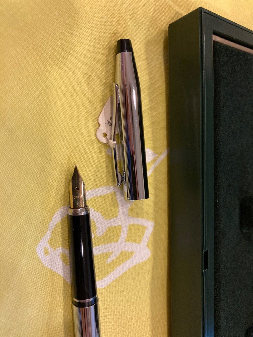 Cross Fountain Pen (sliver) classic., Hobbies & Toys, Stationery