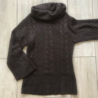 Dark Grey Knit Turtleneck