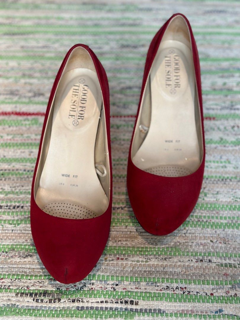 Debenhams red heels shop