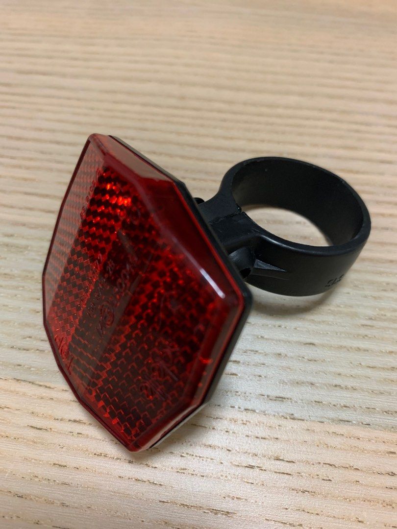 Decathlon bicycle pedals, reflectors, and a bell, Sports Equipment