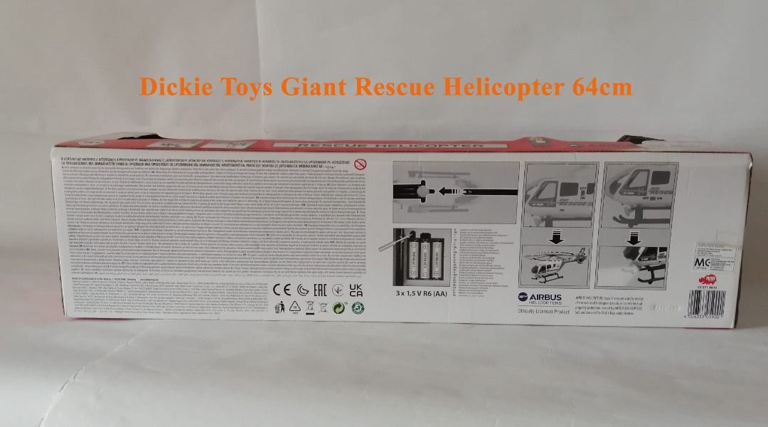 Dickie giant rescue helicopter hot sale