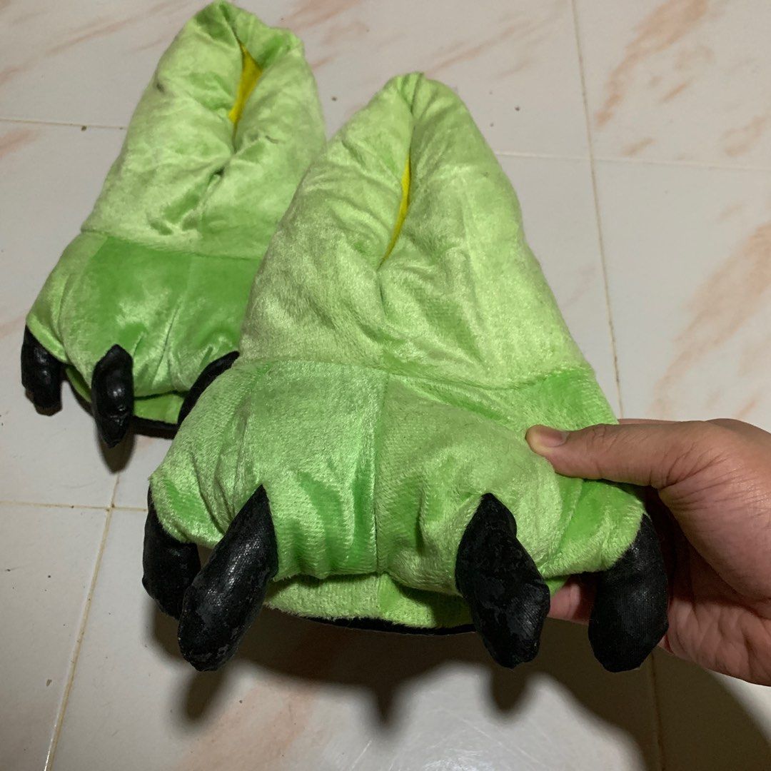 Dinosaur clearance feet slippers