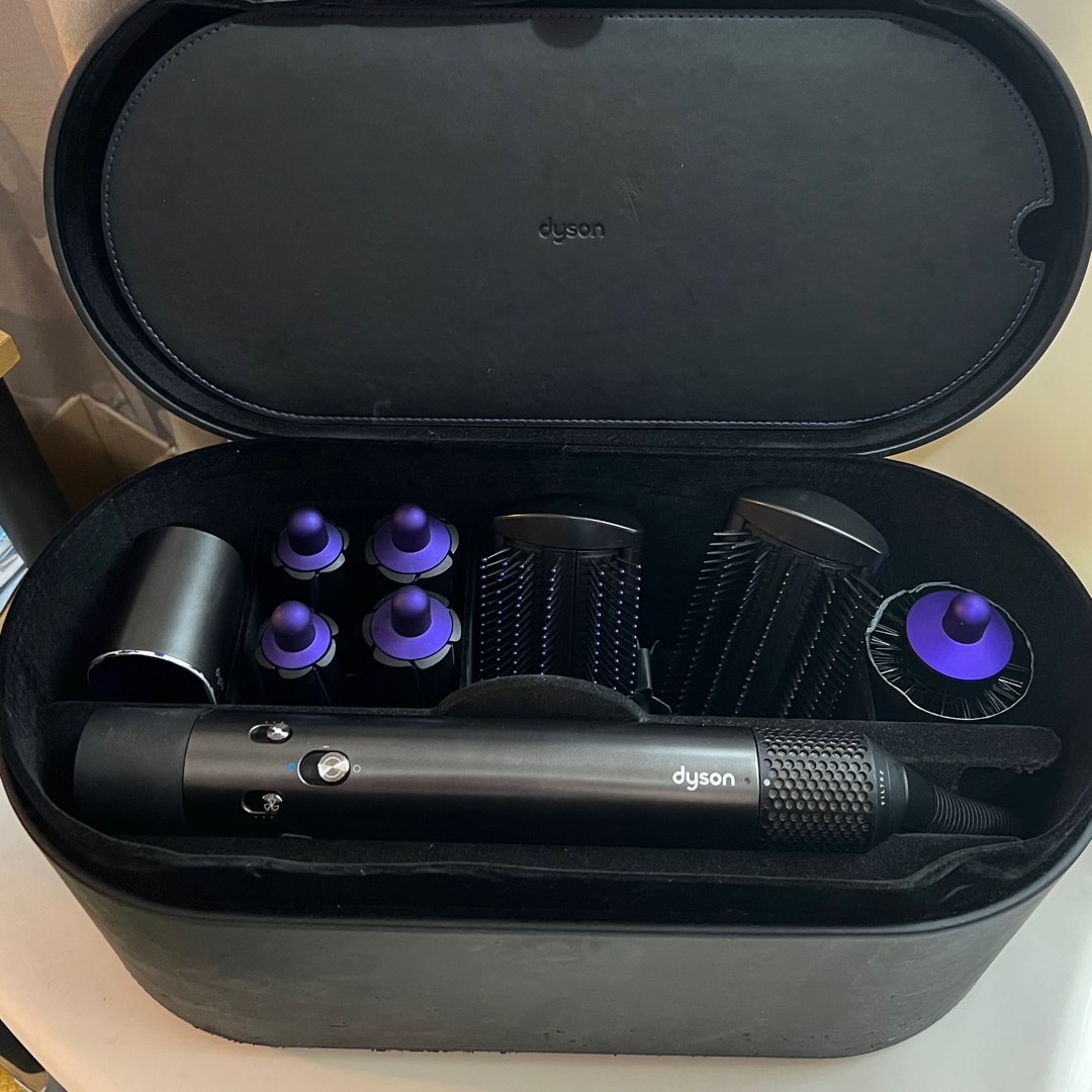 Dyson Airwrap Complete Hair Styler Set Purple Black, Beauty & Personal