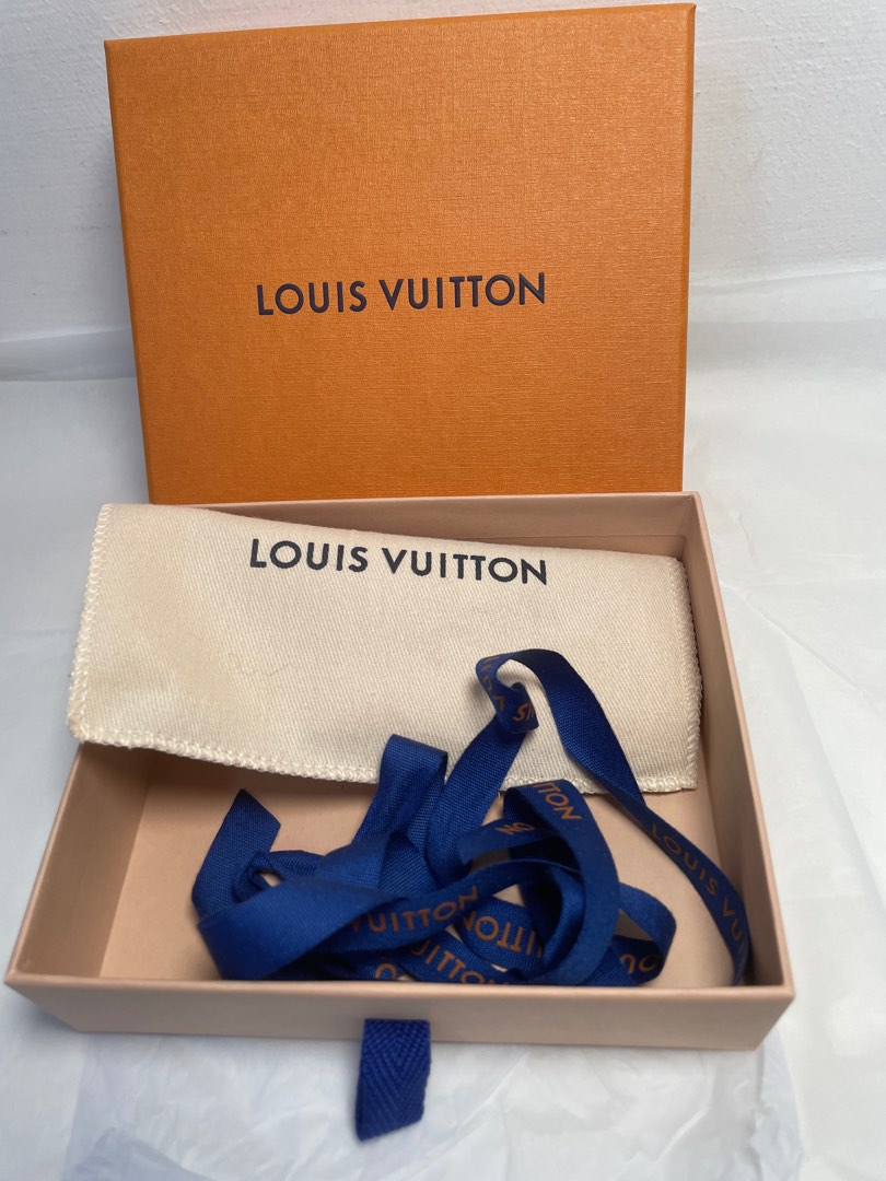 LOUIS VUITTON EMPTY Set Box Ribbon DUST BAG Med AUTHENTIC