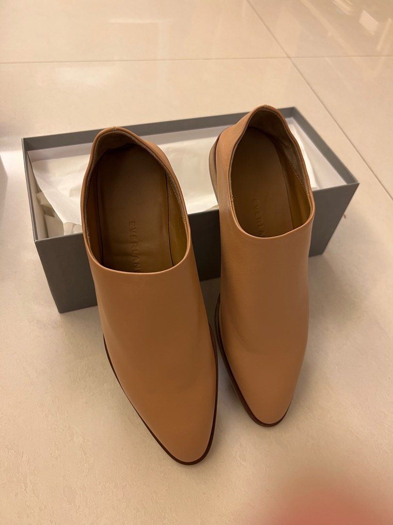 Everlane The Modern Babo Flats Size 7.5 Colour Blush