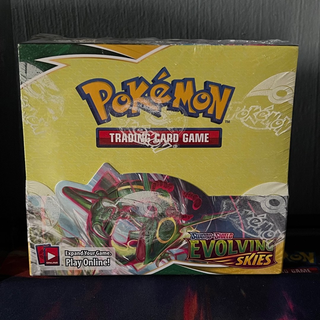 Evolving Skies Booster Box Pokemon Trading Card Game, Hobbies & Toys, Toys & Games on Carousell