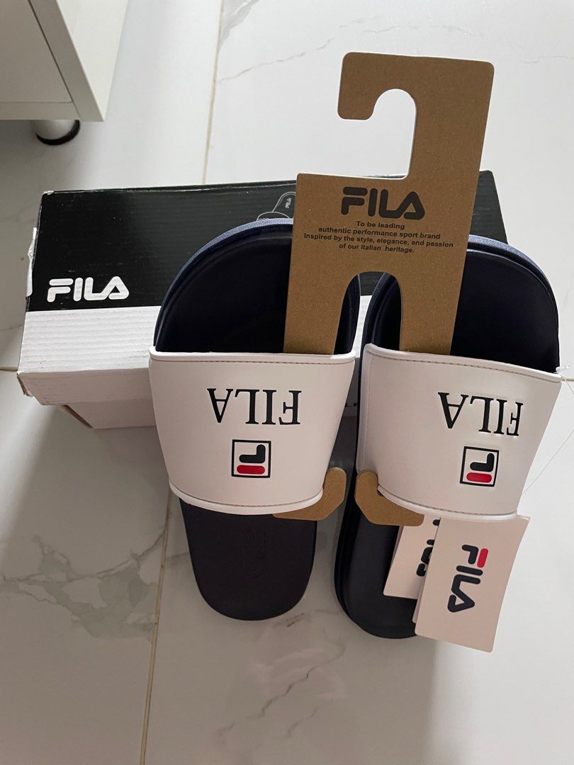fila slides blue