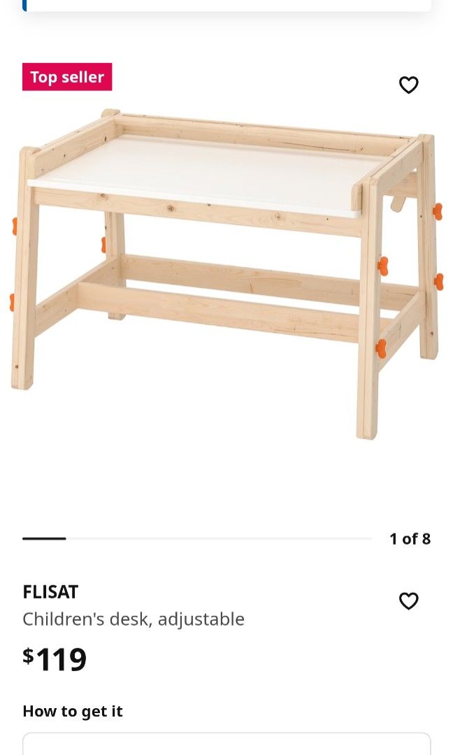 Flisat Children table and chair, Babies & Kids, Baby Nursery & Kids Furniture, Kids' Tables