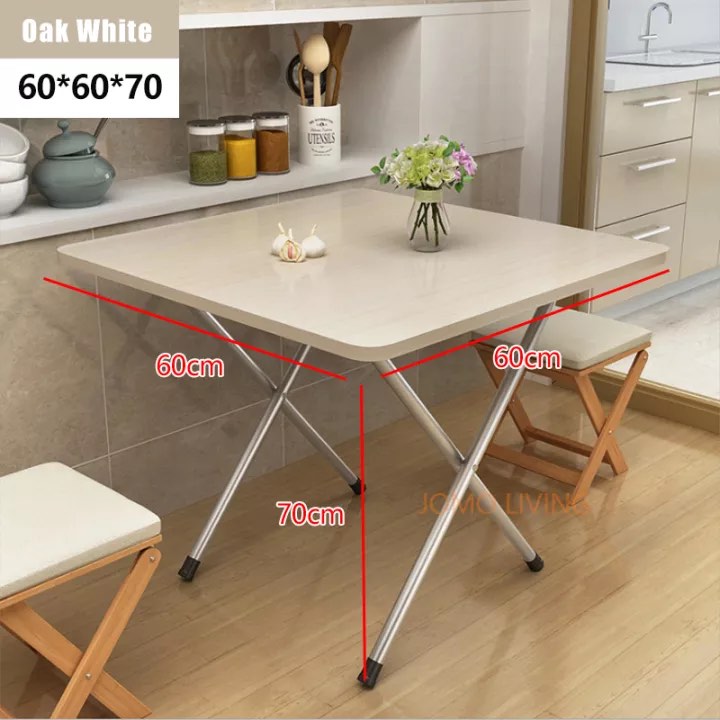 Foldable table (Oak White), Furniture & Home Living, Furniture, Tables ...