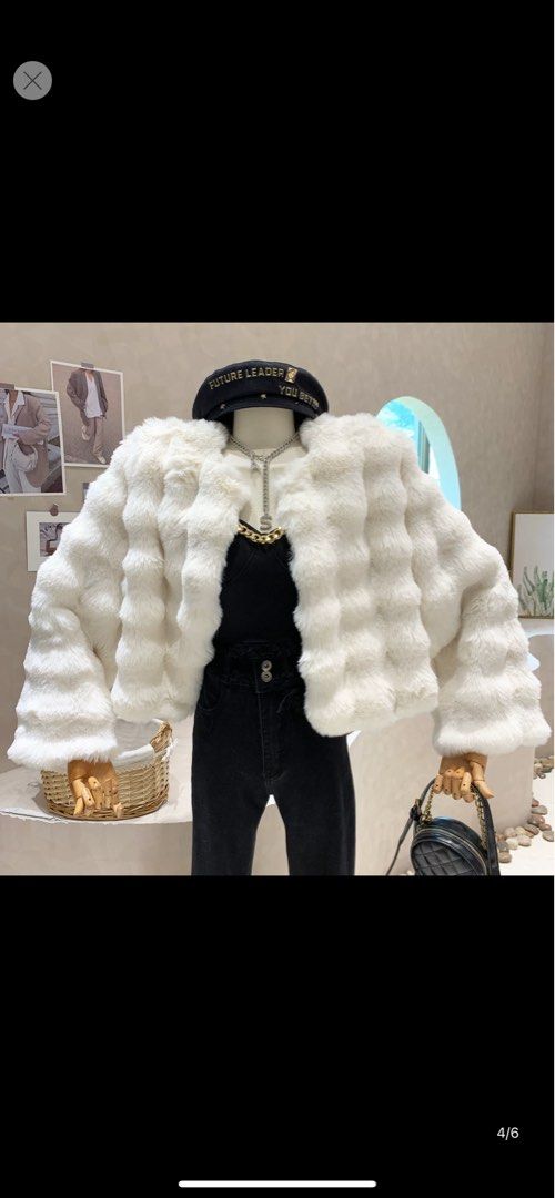 White fury top jacket