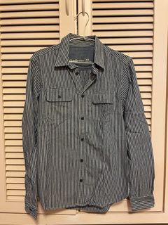 GAP 長袖條紋襯衫