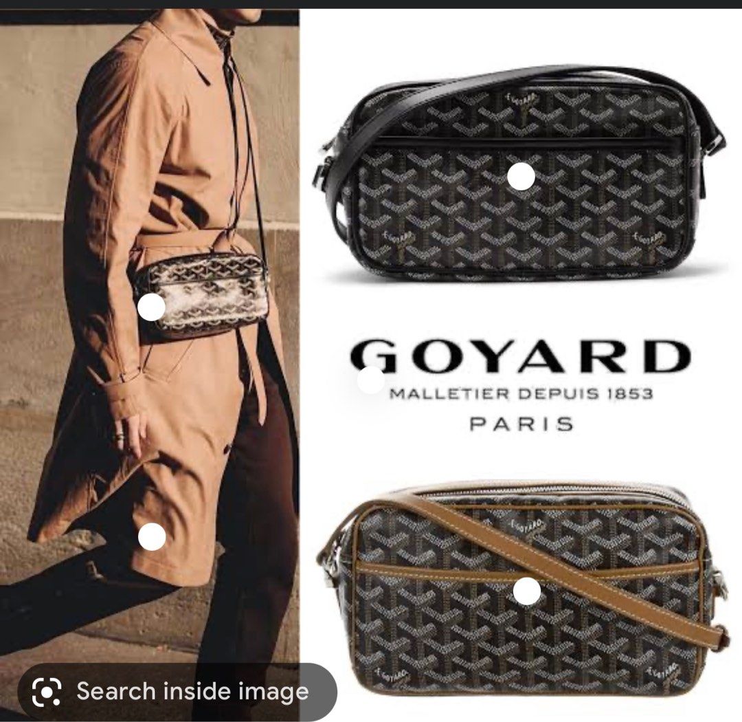 Review) Side-by-side comparison: Goyard Cap Vert Camera Bag 792